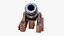 Medieval Siege Mortar Cannon 3D Model Game Ready 4K PBR