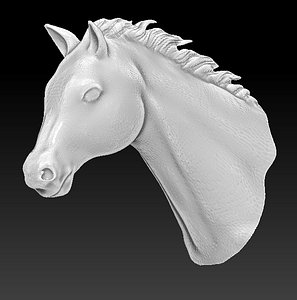 horse head 3d model