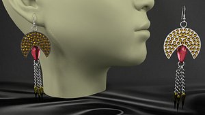 3D earrings