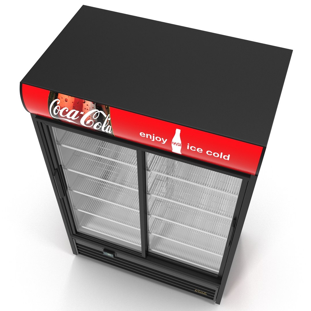 3d coca cola double door