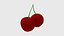 cartoon cherry 3D model