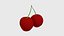 cartoon cherry 3D model