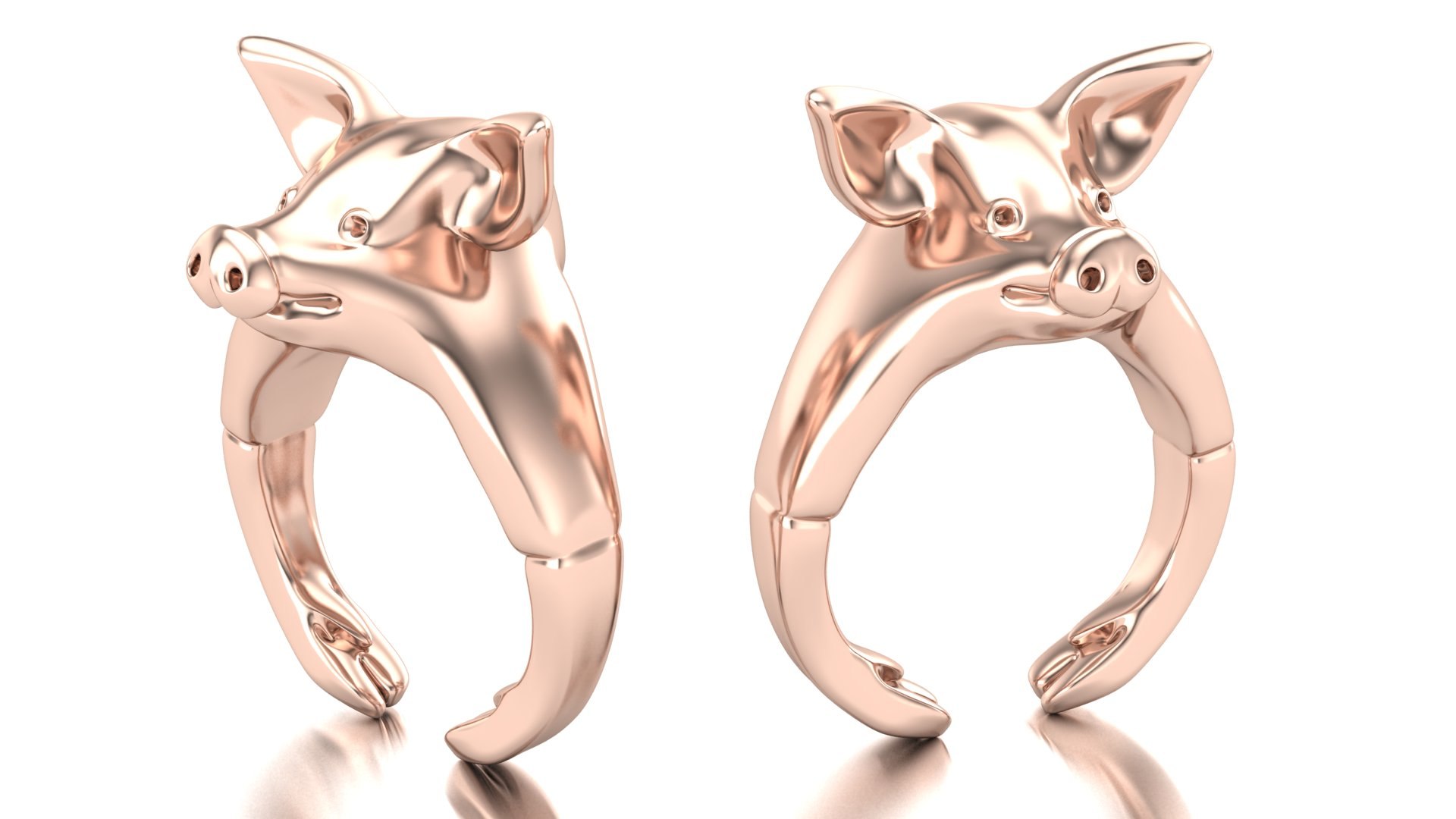 Pig Ring 3D Model - TurboSquid 1322297