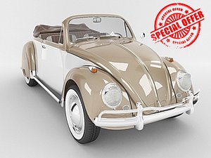 beetle volkswagen 3d model