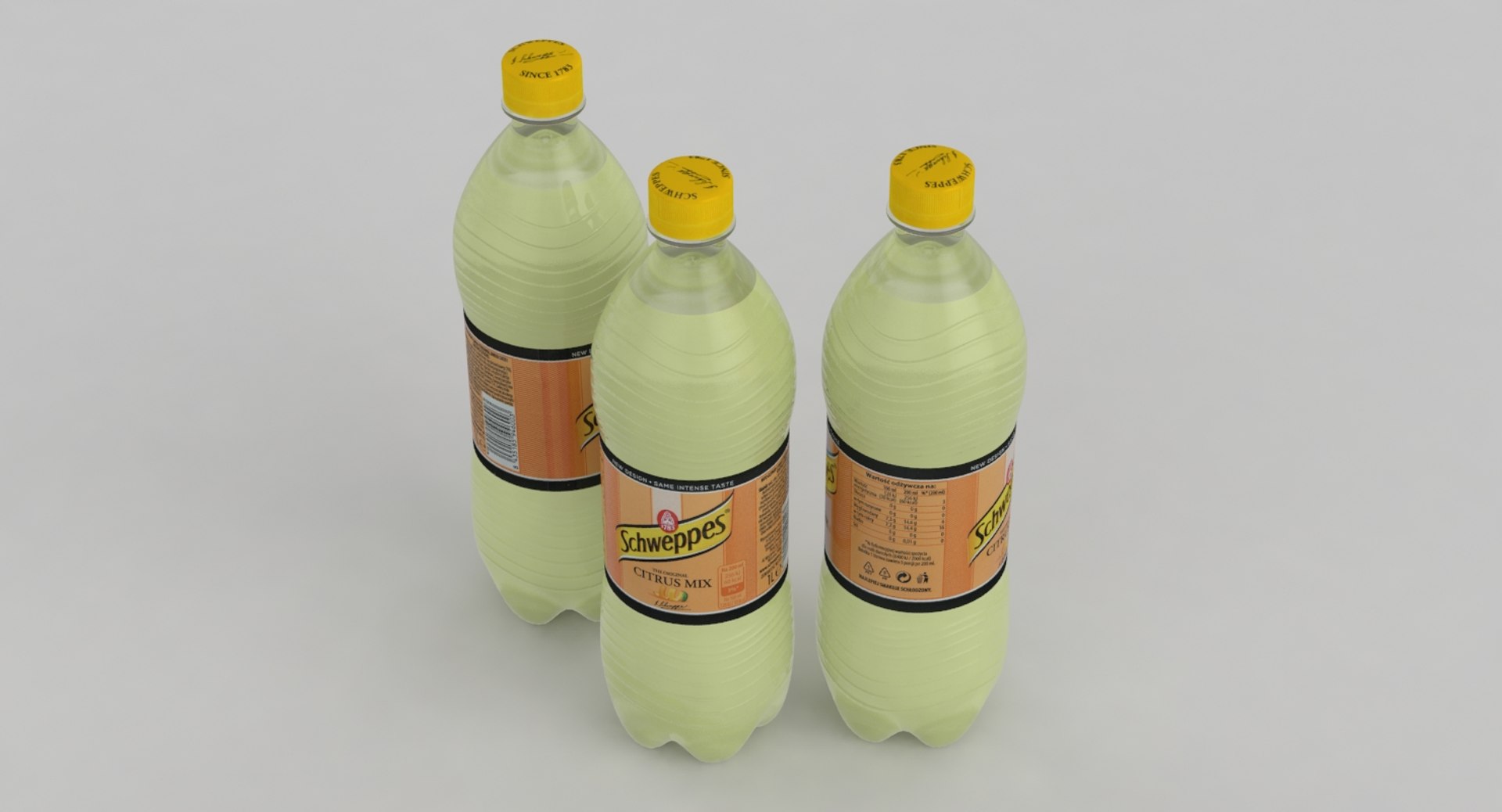 Schweppes citrus beverage model | 1146678 | TurboSquid