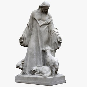 jesus sheeps 3D model