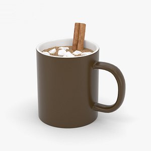 3D hot chocolate model