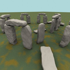 3d model stonehenge