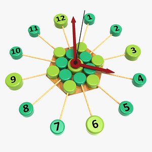 3D Wall Clock