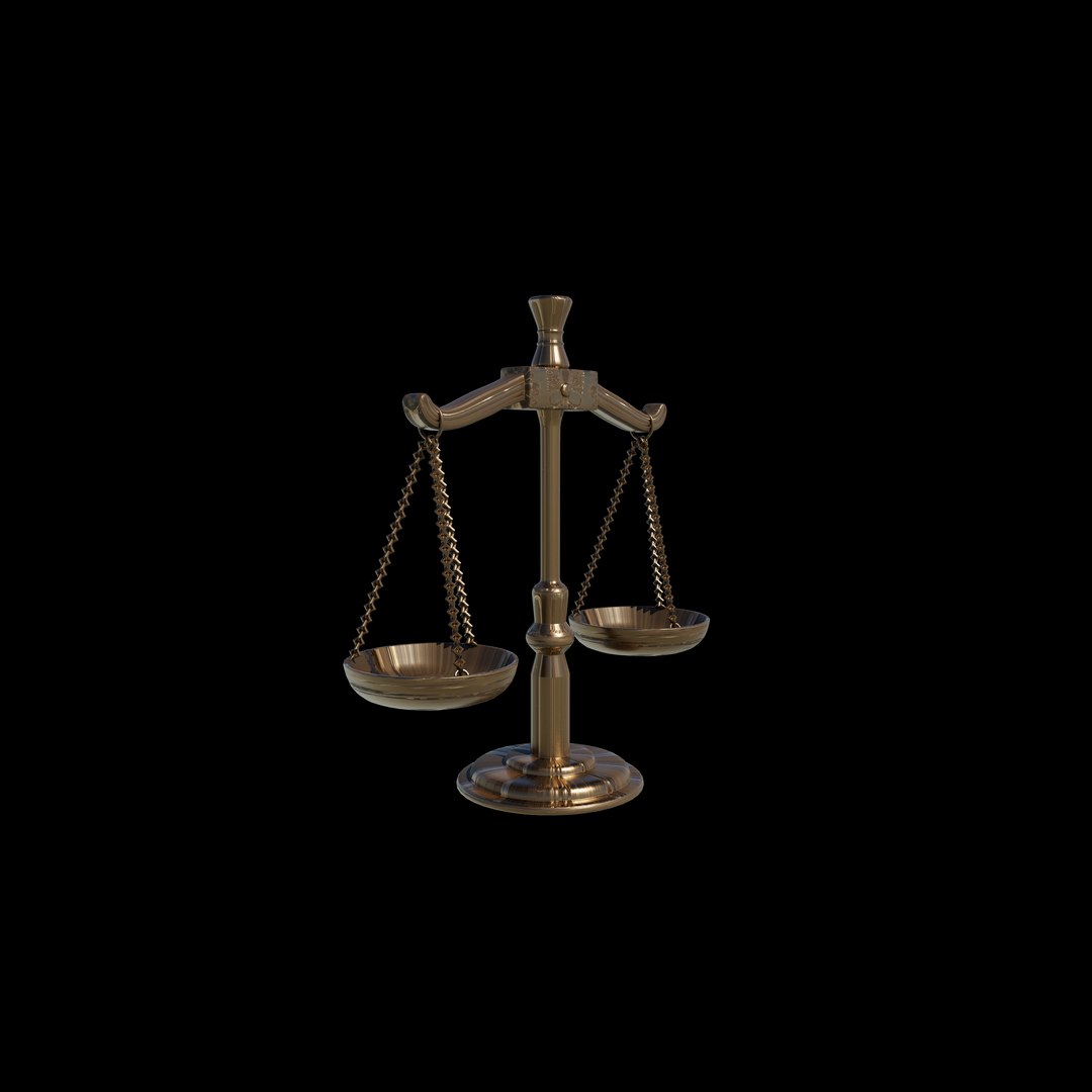 3D Justice Scale 3D Model - TurboSquid 2377964