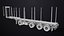 Logging Trailer Black with 6 Loads single Mat All PBR Textures 3D model