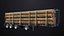 Logging Trailer Black with 6 Loads single Mat All PBR Textures 3D model