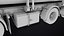 Logging Trailer Black with 6 Loads single Mat All PBR Textures 3D model