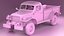 3D power wagon model