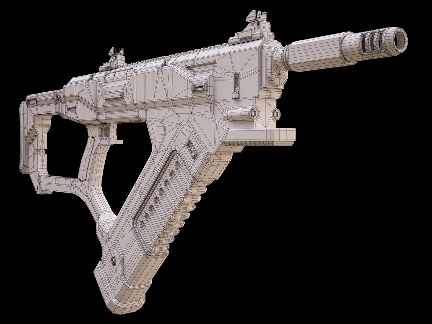 3D Sci Fi Weapon - TurboSquid 1374947