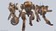 3D model Steampunk mech collection