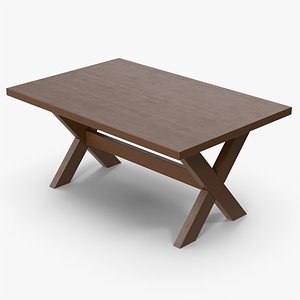 Dark Table 3D model
