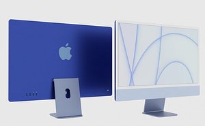 iMac 24 Blue model