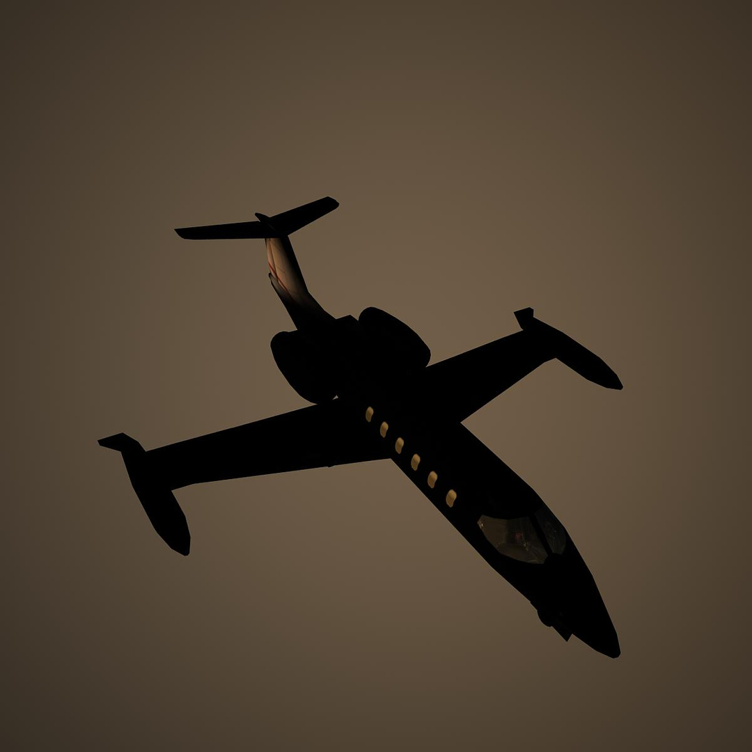 Learjet 35 Adn 3d Max