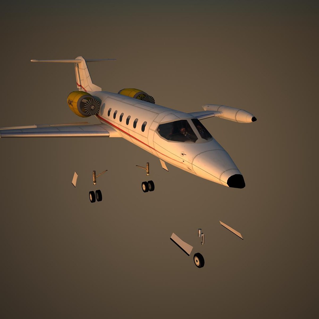 Learjet 35 Adn 3d Max