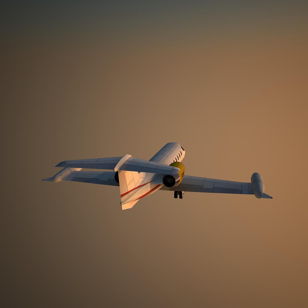 Learjet 35 Adn 3d Max