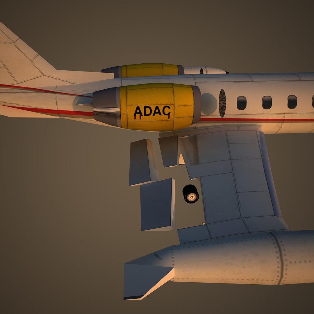 Learjet 35 Adn 3d Max