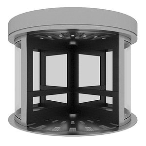 resolving door 3D model