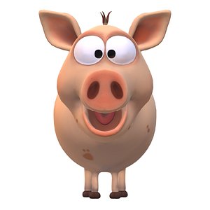 3D model Pig