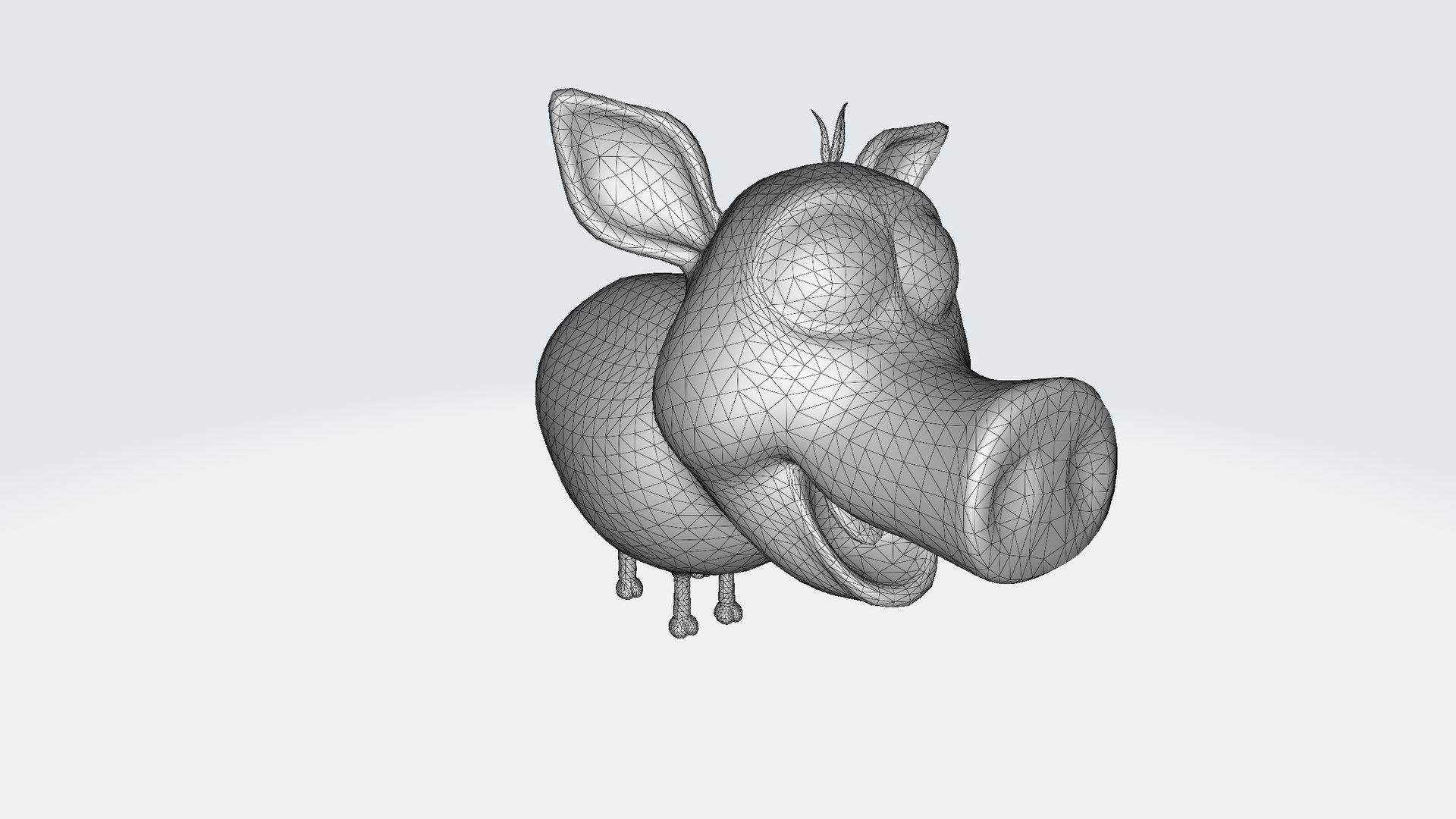 3D Model Pig - TurboSquid 2400605