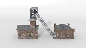 3D coal building old