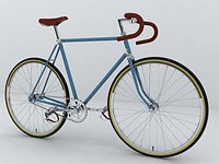 Vintage Fixed Gear Bicycle