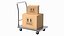 Trolley Low Platform with Cardboard Boxes model