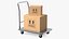 Trolley Low Platform with Cardboard Boxes model