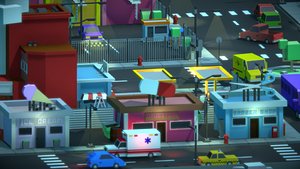 city prefabs unity 3D model