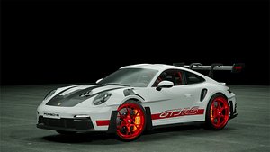 Porsche 911 992 GT3 RS White Red
