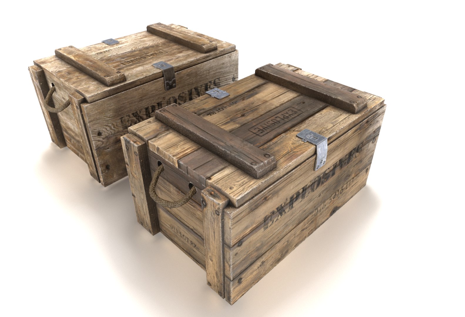 Crate Explosives 3D Model - TurboSquid 1266758