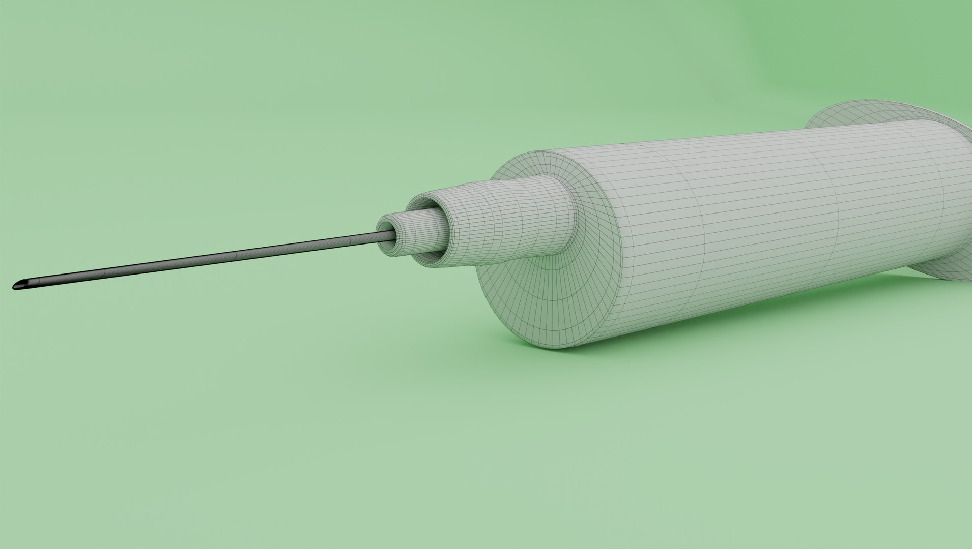 3D Transparent Syringe With Needle - Realistic Model - TurboSquid 2351103
