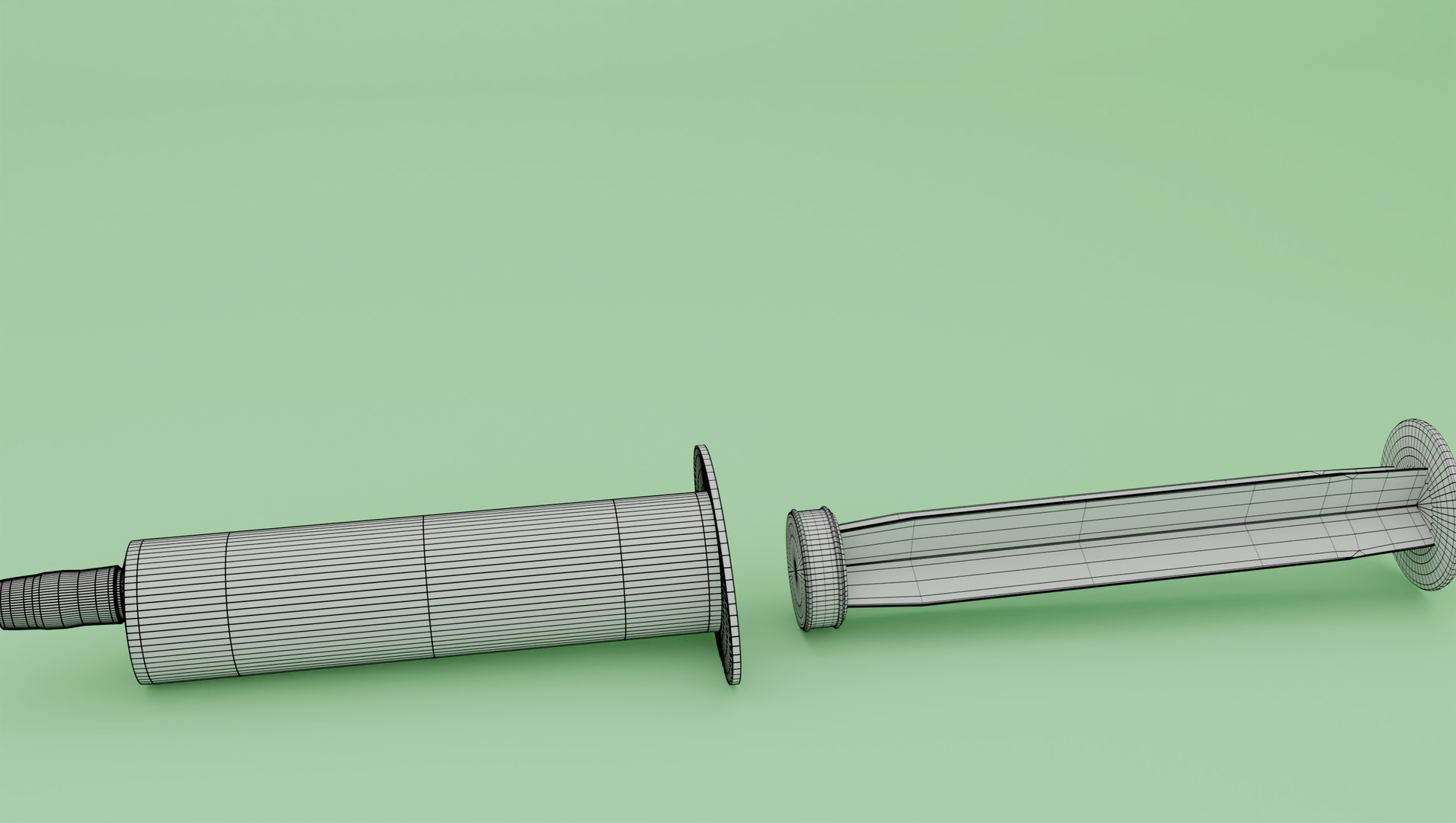 3D Transparent Syringe With Needle - Realistic Model - TurboSquid 2351103