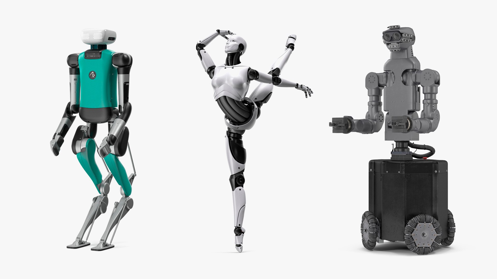 Rigged Robots Collection 9 for Cinema 4D 3D model preview
