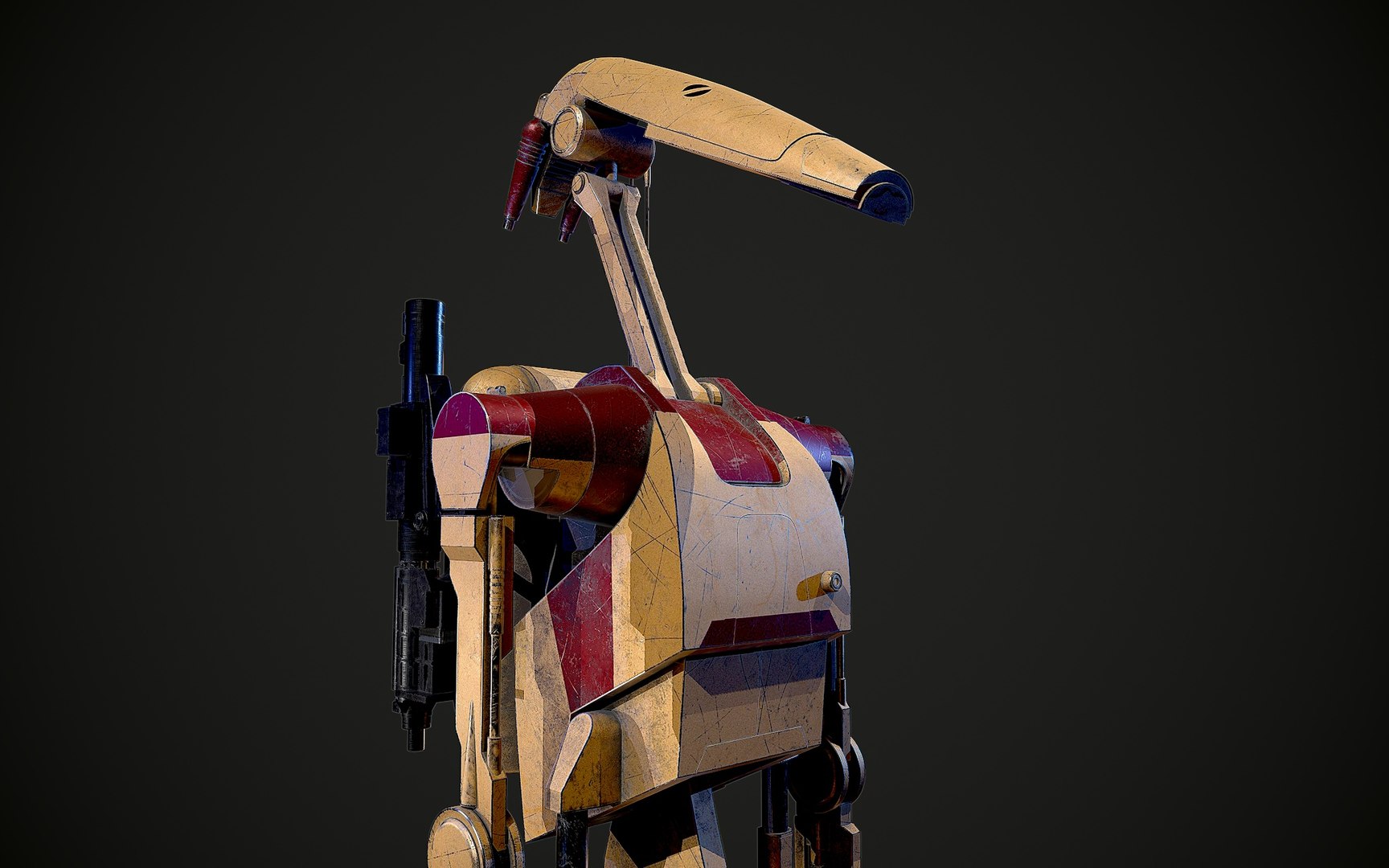 B1 Battle Droid 3D - TurboSquid 2050575