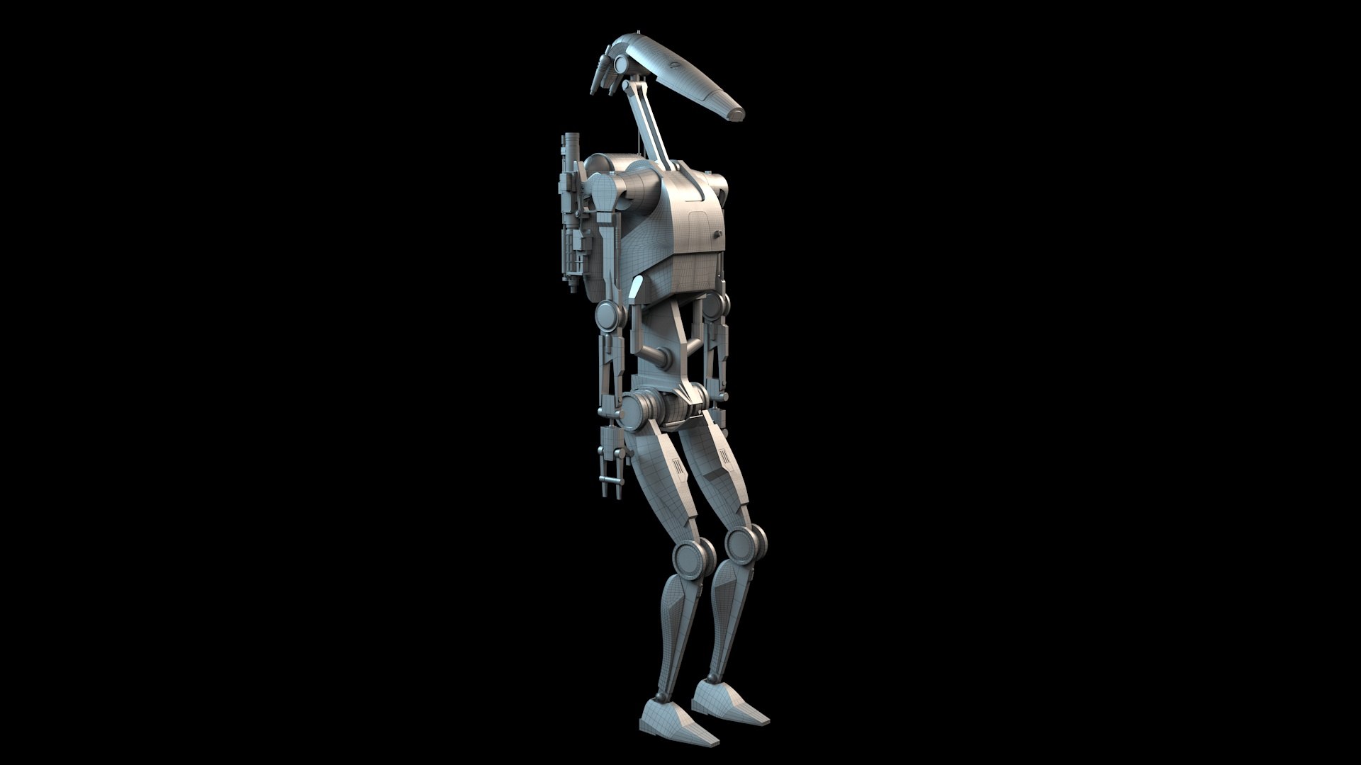 B1 Battle Droid 3D - TurboSquid 2050575