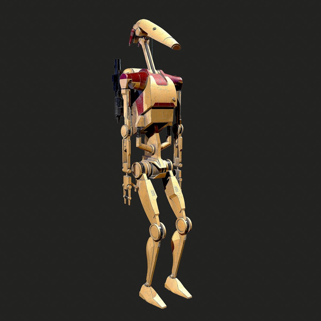 B1 Battle Droid 3d Turbosquid 2050575 7436