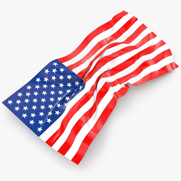 3d usa flag