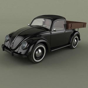 beetle pick-up 3d obj