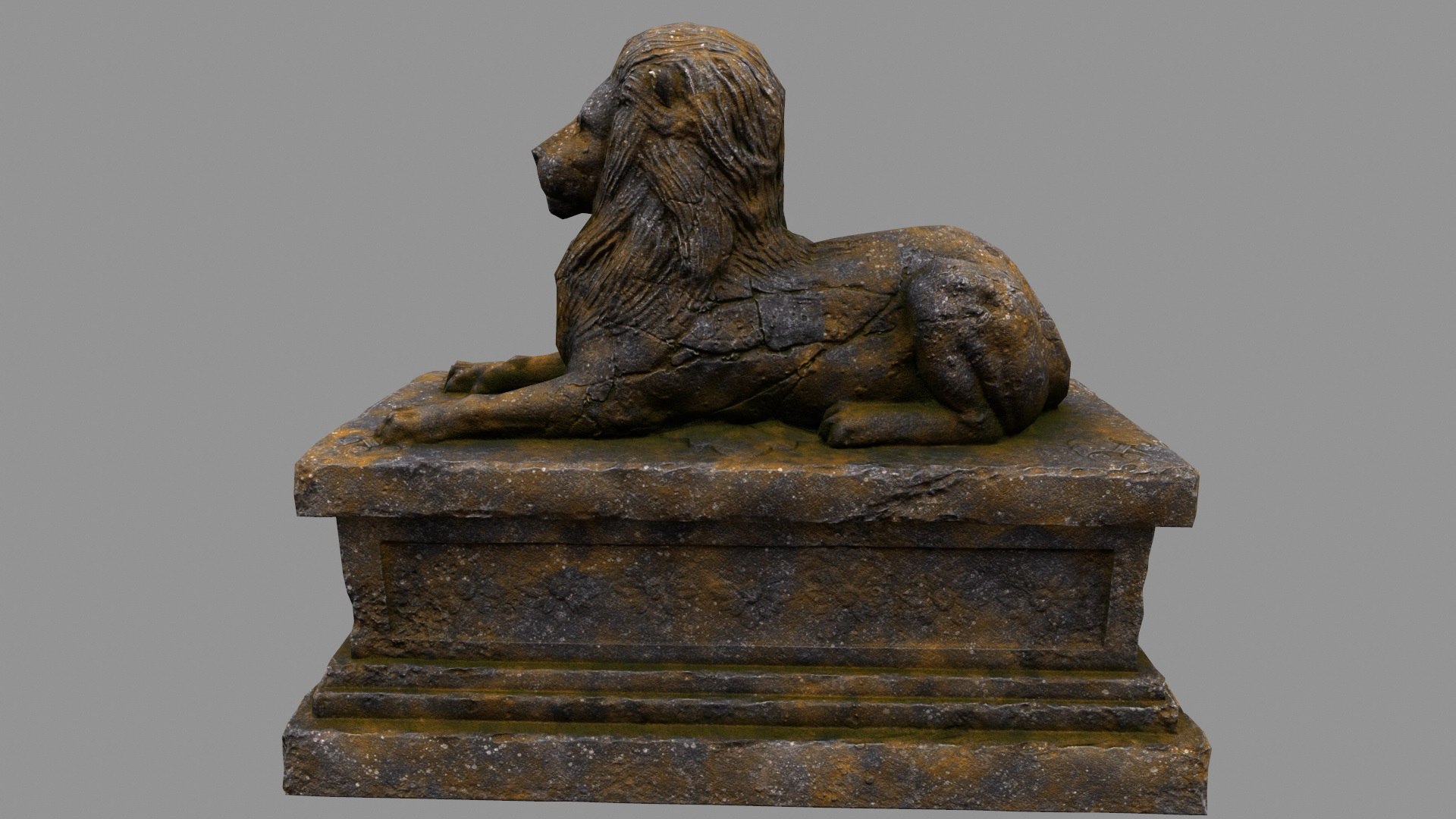 3D Lion Statue Model TurboSquid 1200375   16 