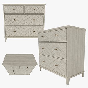 Young Flapper Chest of Drawers model