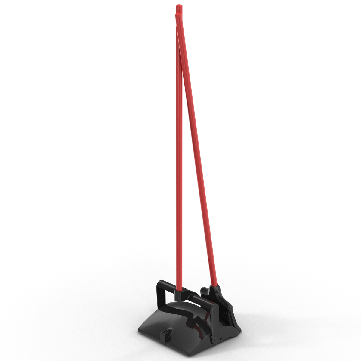libman broom dustpan set 3d model