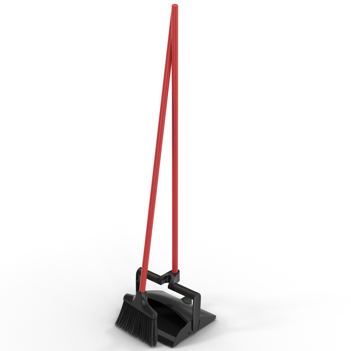 libman broom dustpan set 3d model