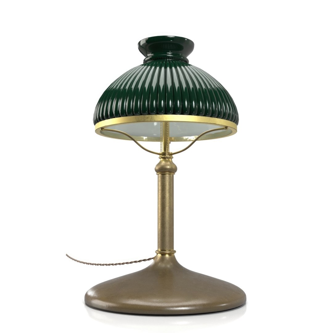 Library Table Lamp 40396 PBR 3D - TurboSquid 2222563