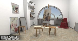 3D studio art workshop - model